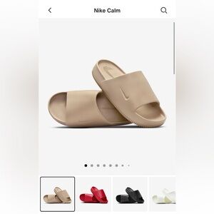 Nike Calm Slides | Khaki | size 9